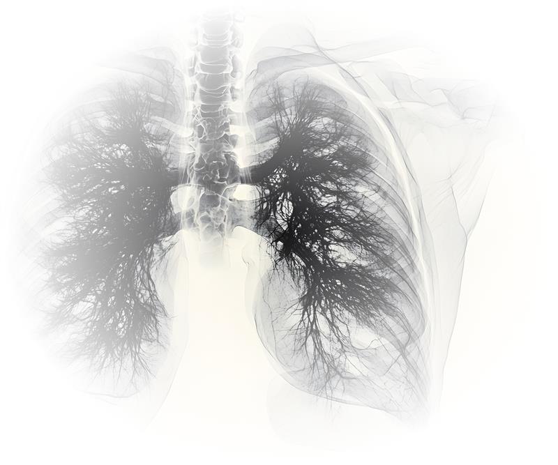 X-ray of lungs